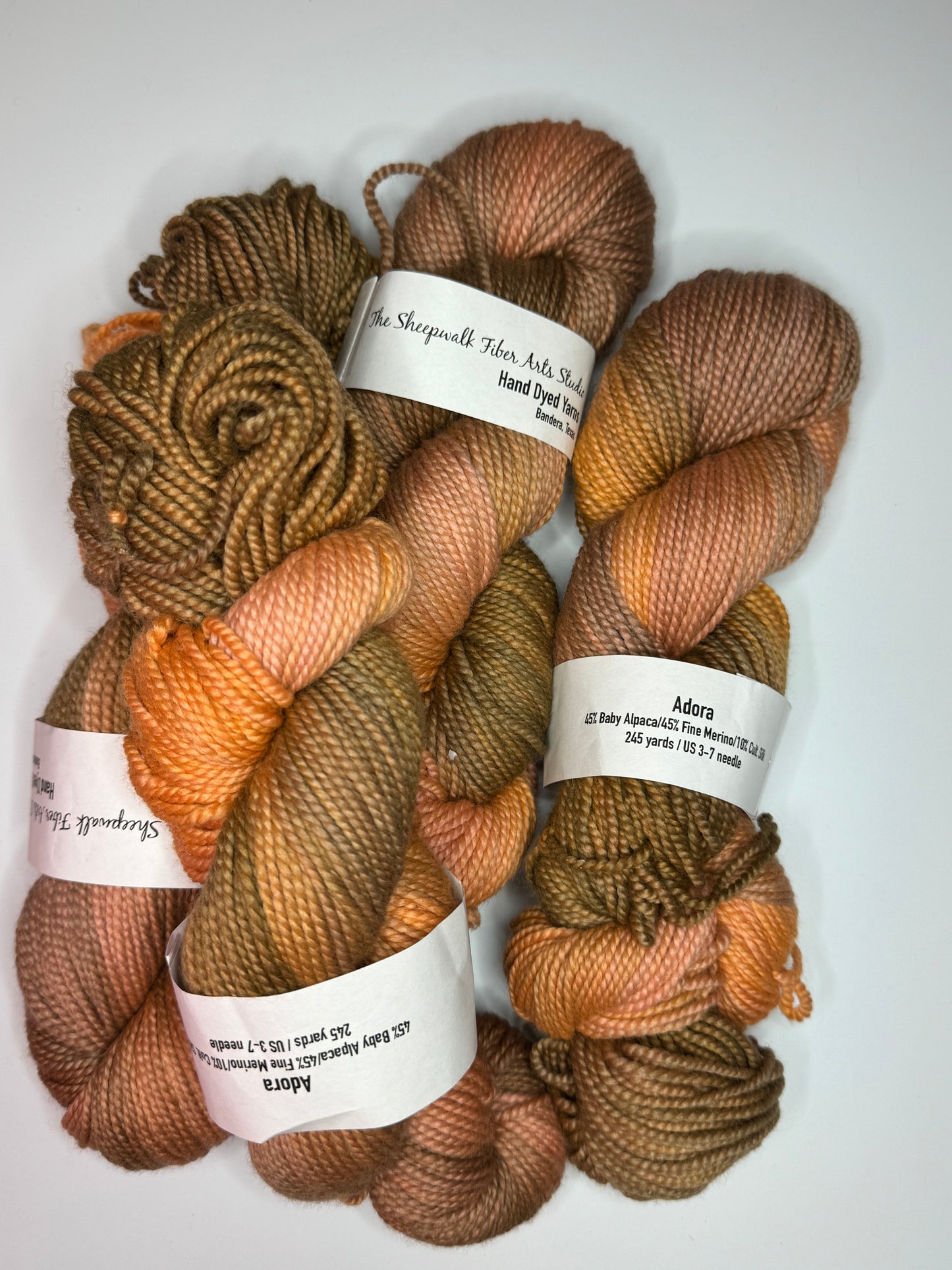 Bamboo, Silk, Merino and Nylon - Texas Mill, Hand Dyed - Premium