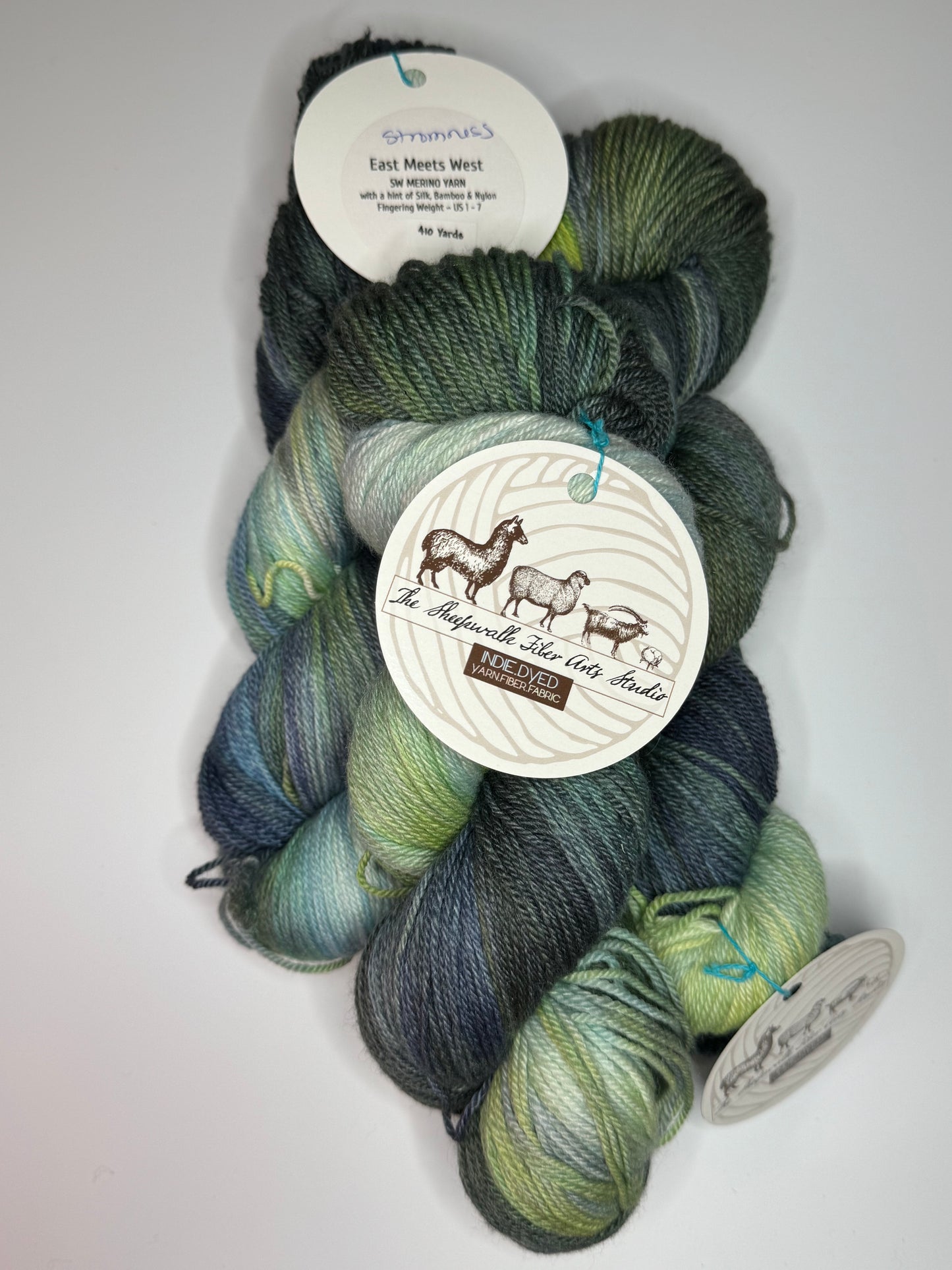 Bamboo, Silk, Merino and Nylon - Texas Mill, Hand Dyed - Premium