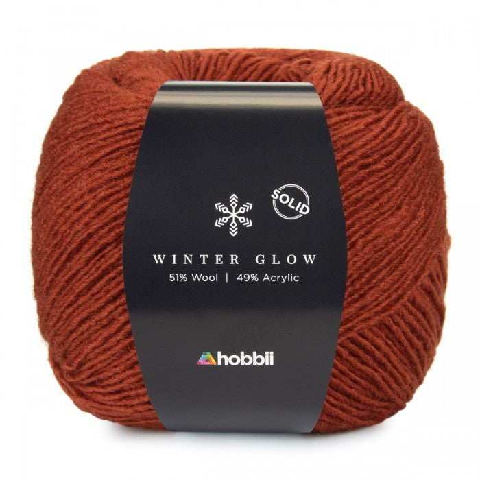 Winter Glow Solid Craft Yarn